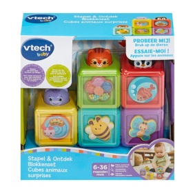 Vergroot Premium Collectie Vtech Baby Stapel & Ontdek Blokkenset Premium Collectie Vtech Baby Stapel & Ontdek Blokkenset