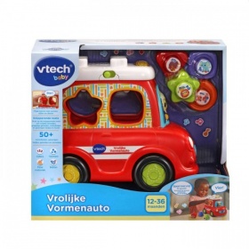 Vergroot Vtech Baby Vrolijke Vormenauto Vtech Baby Vrolijke Vormenauto
