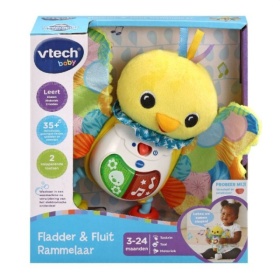 Vergroot Vtech Baby Fladder & Fluit Rammelaar Vtech Baby Fladder & Fluit Rammelaar