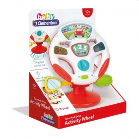 Vergroot Clementoni Activity Paneel Stuurwiel met Geluid B/O Clementoni Activity Paneel Stuurwiel met Geluid B/O