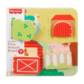 Fisher-price Houten Kiekeboo Boerderijdieren