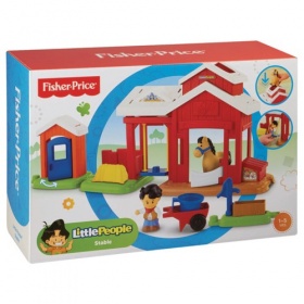 Vergroot Fisher Price Little People Paardenstal Fisher Price Little People Paardenstal