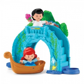 Vergroot Fisher Price Little People Ariel Boat Ride Fisher Price Little People Ariel Boat Ride