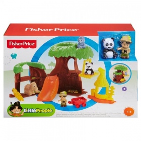 Vergroot Fisher Price Little People Dieren Boomhuis Fisher Price Little People Dieren Boomhuis