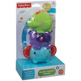 Vergroot Fisher Price Stapeldieren met geluiden Fisher Price Stapeldieren met geluiden