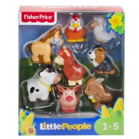 Vergroot Fisher Price Little People Animal Figuur 8-pack Fisher Price Little People Animal Figuur 8-pack