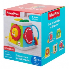 Vergroot Fisher Price Pak en Draai Activiteitenkubus Fisher Price Pak en Draai Activiteitenkubus