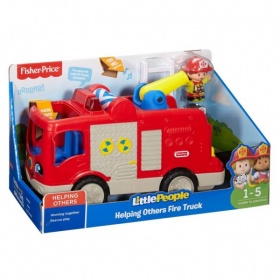 Vergroot Fisher Price Little People Grote Brandweerauto NL Fisher Price Little People Grote Brandweerauto NL