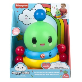 Vergroot Fisher Price Dance Dance Bat And Wobble Rainbow Worm Fisher Price Dance Dance Bat And Wobble Rainbow Worm