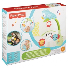 Vergroot Fisher Price Muziek Mobiel 3in1 Fisher Price Muziek Mobiel 3in1