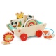 Fisher Price Houten Kar Pull Along Met Dieren