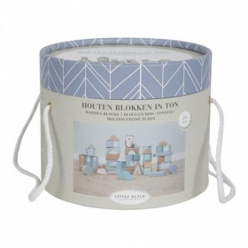 Vergroot Little Dutch Blokken In Ton Blauw Little Dutch Blokken In Ton Blauw