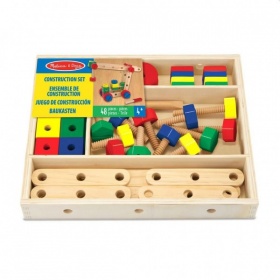 Vergroot Melissa & Doug Constructieset Hout 48-delig Melissa & Doug Constructieset Hout 48-delig