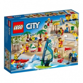 Vergroot 60153 Lego City Personenset Plezier Aan Het Strand 60153 Lego City Personenset Plezier Aan Het Strand