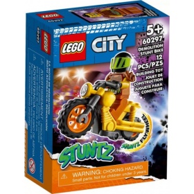 Vergroot 60297 Lego City Stuntz Sloop Stuntmotor 60297 Lego City Stuntz Sloop Stuntmotor