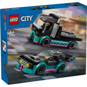 Vergroot 60406 Lego City Vehicle Raceauto En Transporttruck 60406 Lego City Vehicle Raceauto En Transporttruck