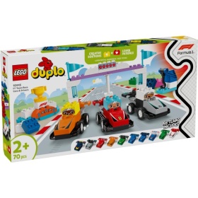 Vergroot Lego 10445 Duplo F1 Team Racewagens En Coureurs Lego 10445 Duplo F1 Team Racewagens En Coureurs