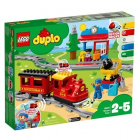 Vergroot 10874 Lego Duplo Stoomtrein 10874 Lego Duplo Stoomtrein