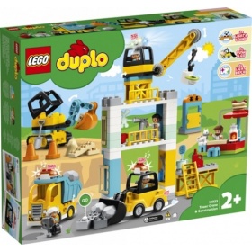 Vergroot 10933 Lego Duplo Torenkraan met Bouwterrein 10933 Lego Duplo Torenkraan met Bouwterrein