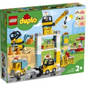 10933 Lego Duplo Torenkraan met Bouwterrein