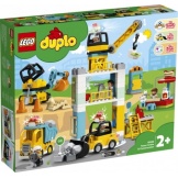 Degrotespeelgoedwinkel 10933 Lego Duplo Torenkraan met Bouwterrein aanbieding