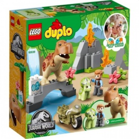 Vergroot 10939 LEGO DUPLO Trex And Triceratops Dinosaur Breakout 10939 LEGO DUPLO Trex And Triceratops Dinosaur Breakout