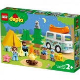 Degrotespeelgoedwinkel 10946 Lego Duplo family camping van adventure aanbieding