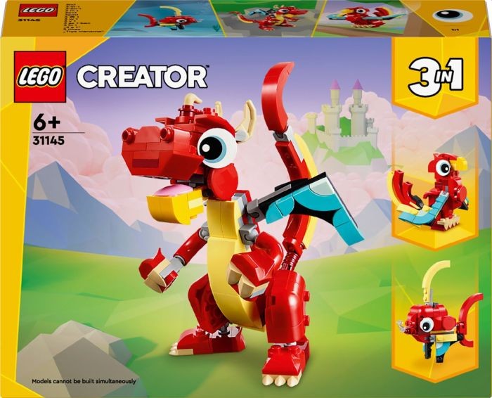 31145 Lego Creator Rode Draak