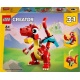31145 Lego Creator Rode Draak