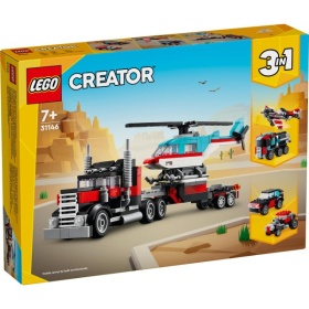 Vergroot 31146 Lego Creator Truck Met Helikopter 31146 Lego Creator Truck Met Helikopter