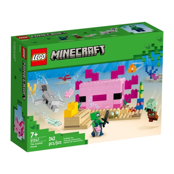 LEGOÂ® MineCraft 21247 Het Axolotl-huis
