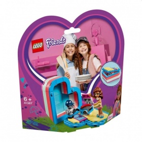 Vergroot 41387 Lego Friends Olivia's Hartvormige Zomerdoos 41387 Lego Friends Olivia's Hartvormige Zomerdoos