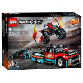 42106 Lego Technic Truck en Motor voor Stuntshow