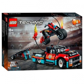 Vergroot 42106 Lego Technic Truck en Motor voor Stuntshow 42106 Lego Technic Truck en Motor voor Stuntshow