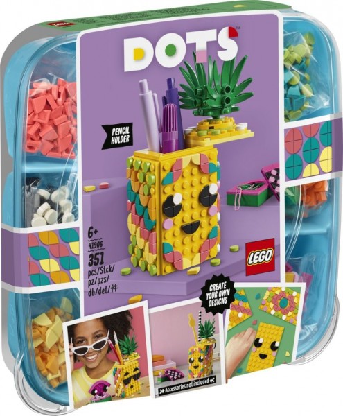 41906 Lego Dots Ananas Pennenbakje 41906 Lego Dots Ananas Pennenbakje