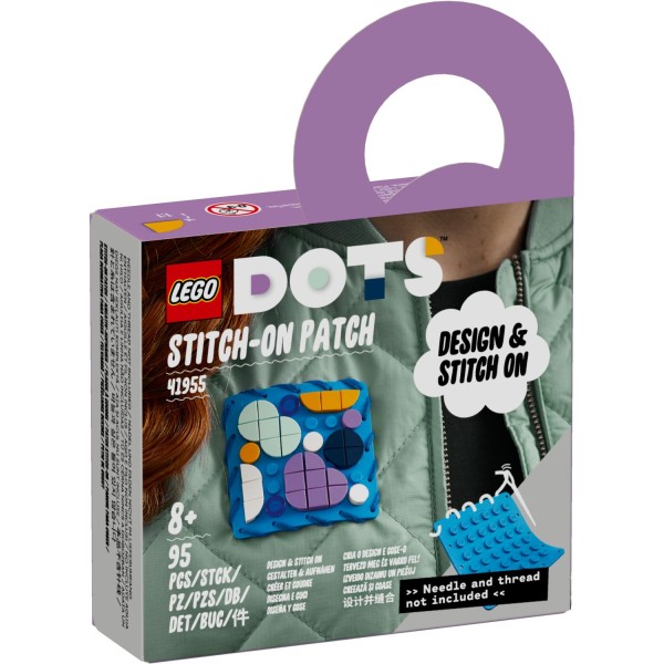 41955 Lego Dots stitch on patch