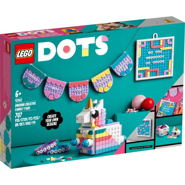 41962 Lego Dots Eenhoorn Creatieve Gezinsset