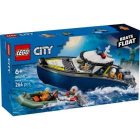Vergroot Lego 60456 City Police Achtervolging Met Politieboot Lego 60456 City Police Achtervolging Met Politieboot