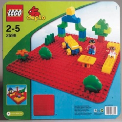 2598 Duplo rode bouwplaat