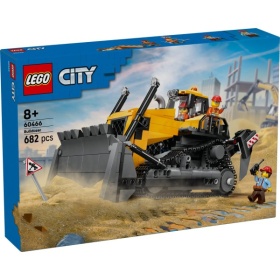 Vergroot Lego 60466 City Big Vehicles Gele Bulldozer Lego 60466 City Big Vehicles Gele Bulldozer