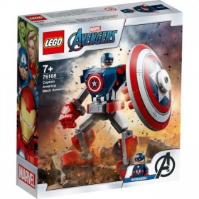 Vergroot 76168 LEGO Marvel Avengers Classic Captain America Mechapanser 76168 LEGO Marvel Avengers Classic Captain America Mechapanser