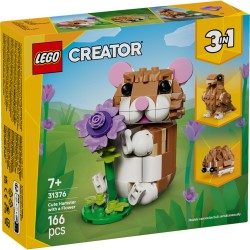 31376 Lego Creator Schattige Hamster Met Bloem