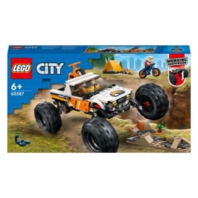 Vergroot 60387 Lego City 4x4 Terreinwagen Avonturen 60387 Lego City 4x4 Terreinwagen Avonturen