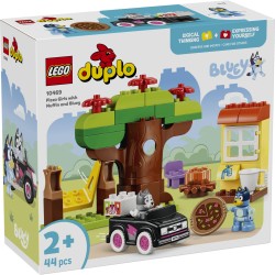 Lego10469 Duplo Bluey Pizzameisjes Met Muffin En Bluey