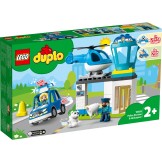 10959 Lego duplo politiebureau en helikopter