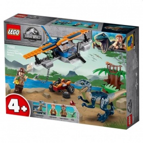 Vergroot 75942 Lego Jurassic World Velociraptor: Tweedekker Reddingsmissie 75942 Lego Jurassic World Velociraptor: Tweedekker Reddingsmissie