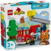 Lego Duplo Town 10473 Brandweertruck Met Slang En Brandweer
