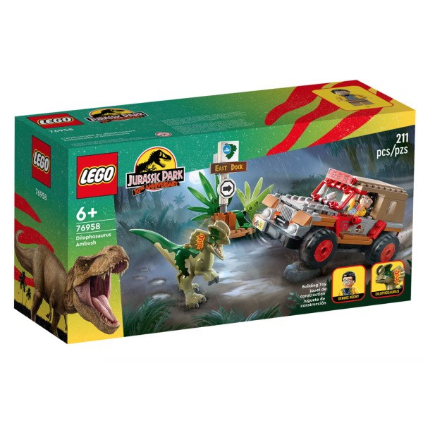 76958 Lego Jurassic World Dilophosaurus Hinderlaag