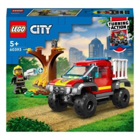 Vergroot 60393 Lego City 4x4 Brandweertruck Redding 60393 Lego City 4x4 Brandweertruck Redding