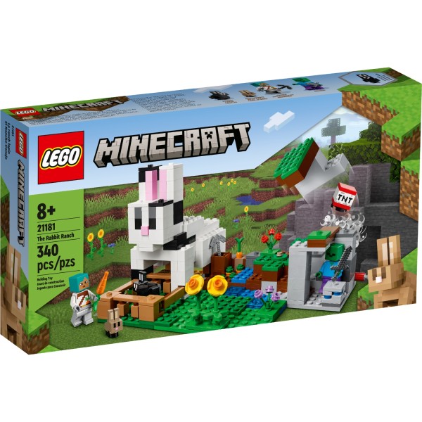 21181 Lego Minecraft de konijnenhoeve